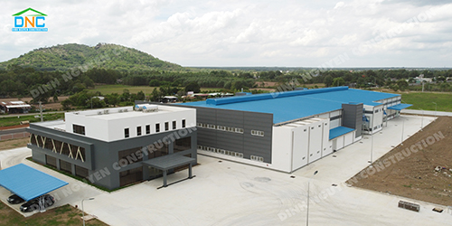 Nhà máy  công ty TNHH DASAN Hygiene Vina - Xây Dựng Đinh Nguyễn - Công Ty TNHH Xây Lắp Đinh Nguyễn